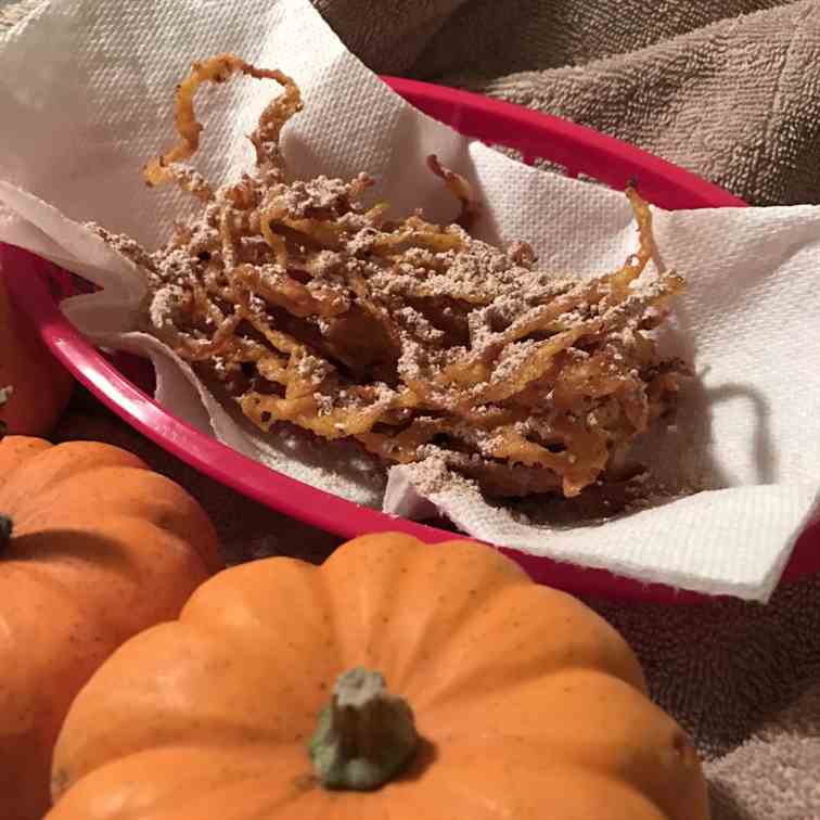 Pumpkin Funnel Cake