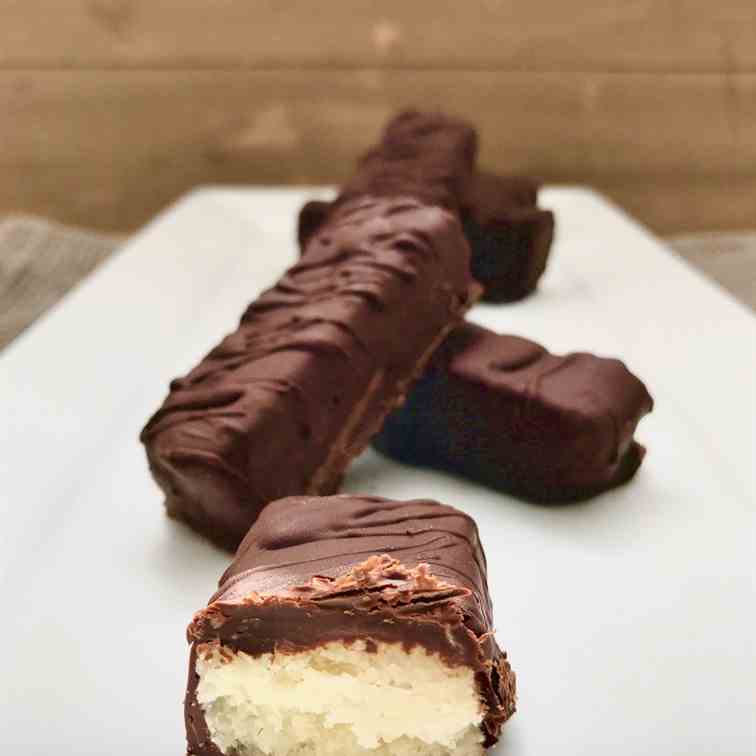 Five Ingredient Paleo Vegan Bounty Bars