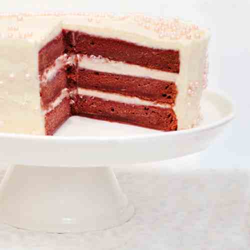 All Natural Beet Red Velvet Cake