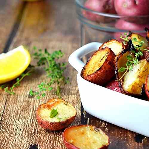 Roasted Potatoes with Lemon & Rosemary