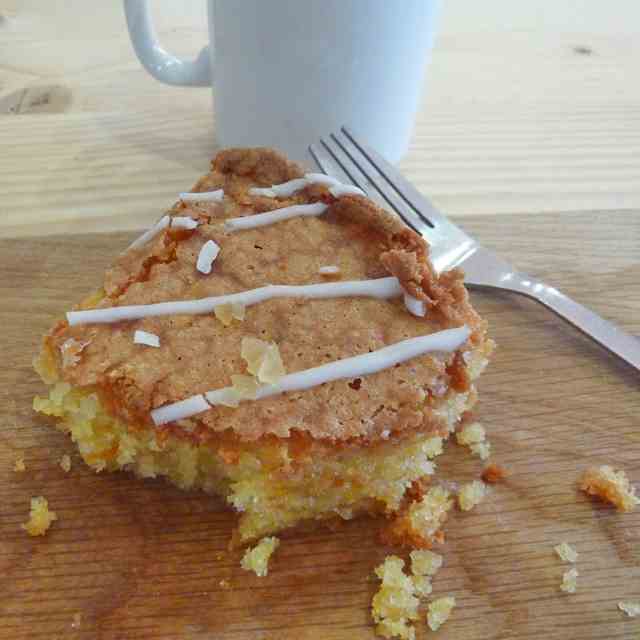 Orange & Ginger Polenta Cake