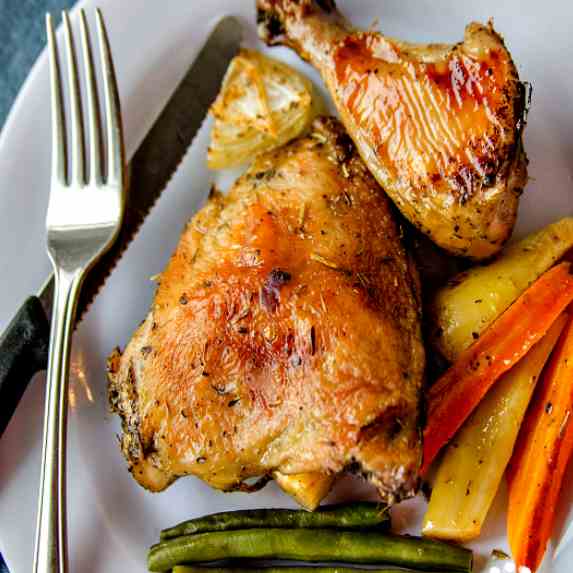 Chicken - Vegetables Sheet Pan Dinner