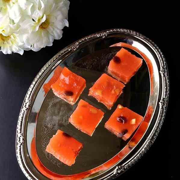 Corn flour halwa