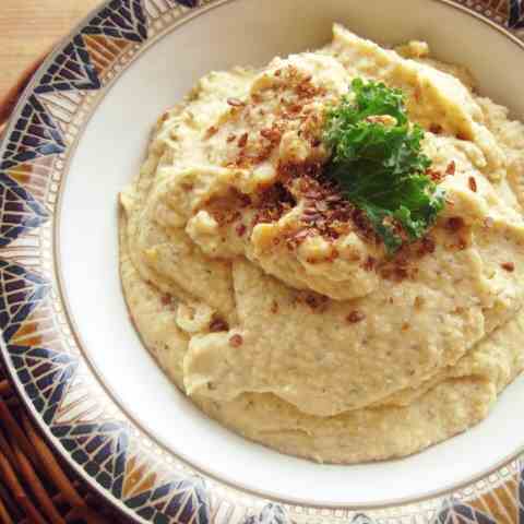 Homemade Chickpea & White Bean Hummus