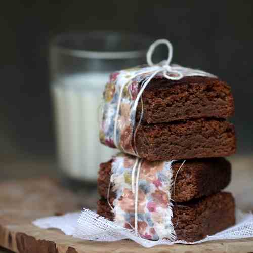 Milk chocolate brownies