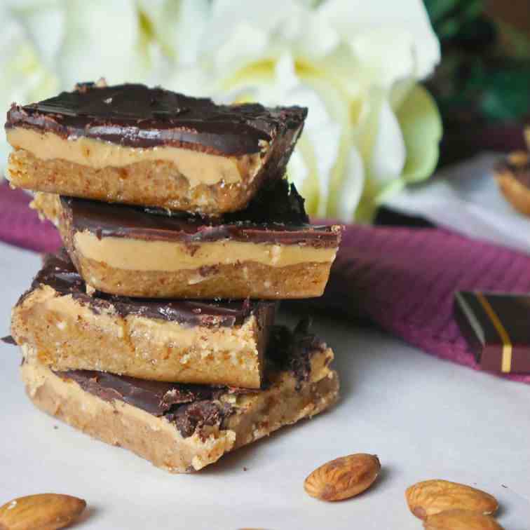 Vegan Snickers Squares