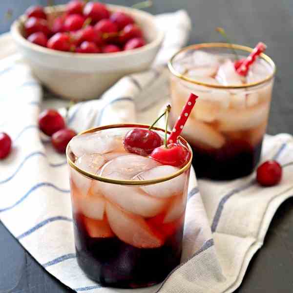 Adult Dark Cherry Cream Soda