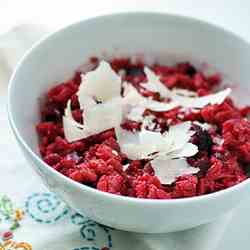 Red Beet Risotto