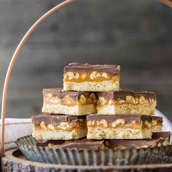 Snickers Cookie Bars