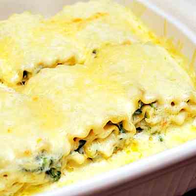 Spinach Lasagna Rolls