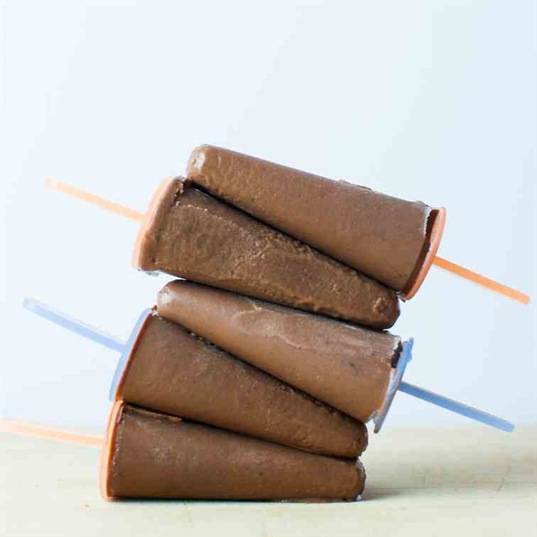 wholesome homemade fudgesicles