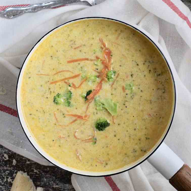 Panera's Broccoli Cheddar Soup (Copycat)