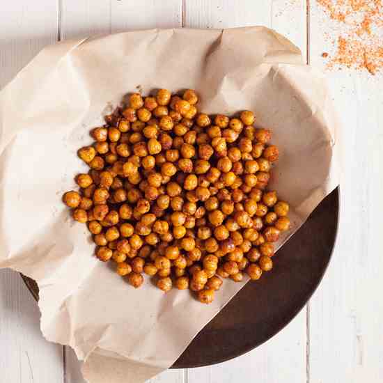 Spicy Crispy Chickpeas