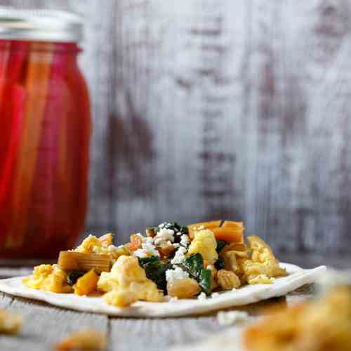 Swiss Chard and Egg Breakfast Tacos