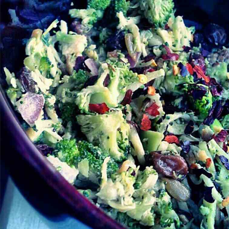 Tangy Broccoli Slaw Salad