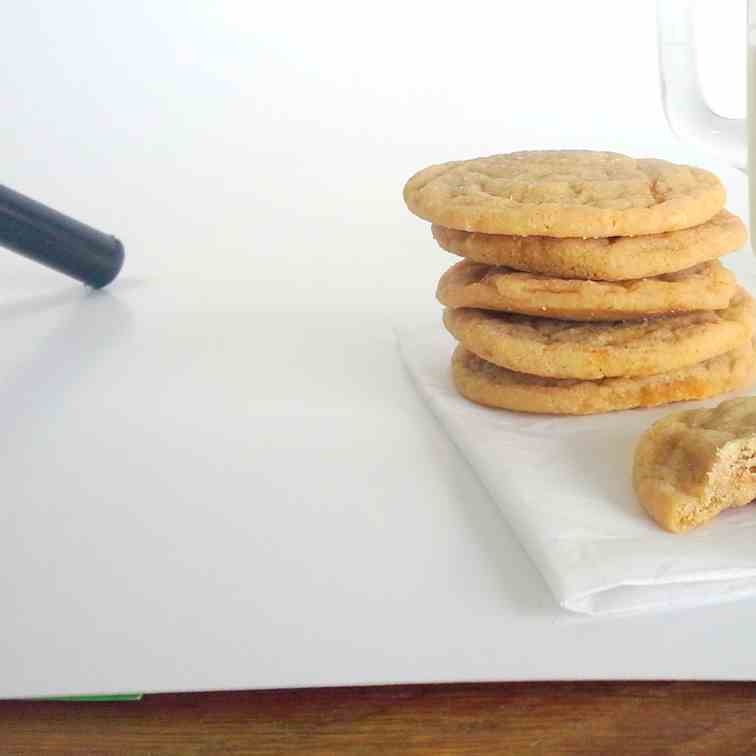 Peanut Butter Crinkle Cookies