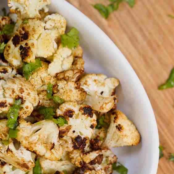 Oven Roasted Cauliflower 