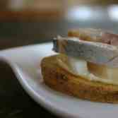 Potato and Herring Appetizer