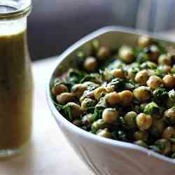 Cilantro Lime Chickpea Salad