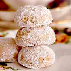 Browned Butter Cardamom Tea Cookies