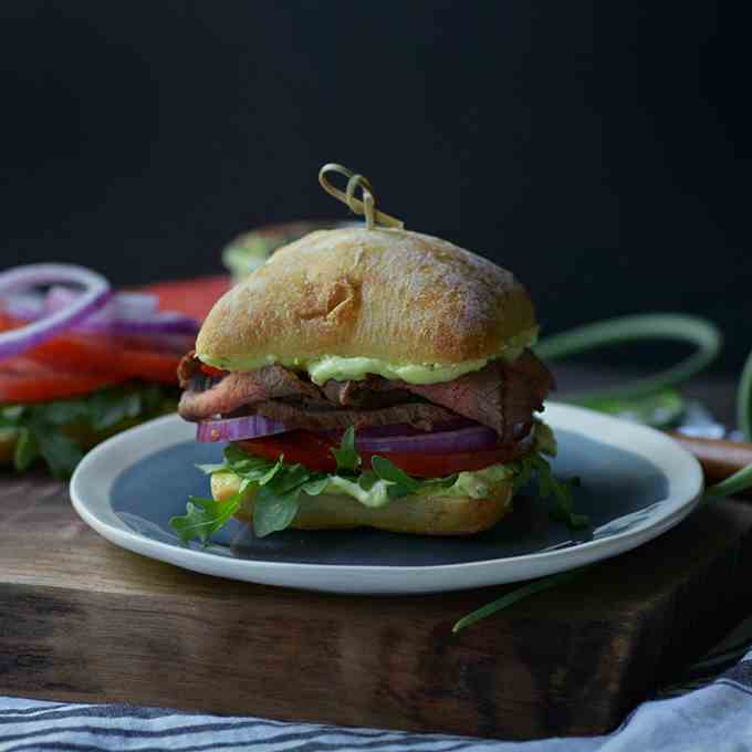 Ciabatta Steak Sandwiches 