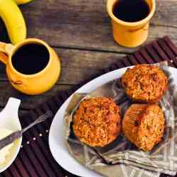 Banana Oatmeal Muffins