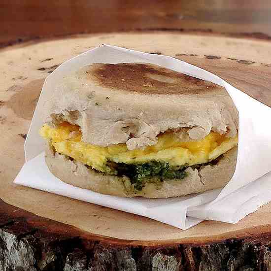 Pesto Egg Sandwich