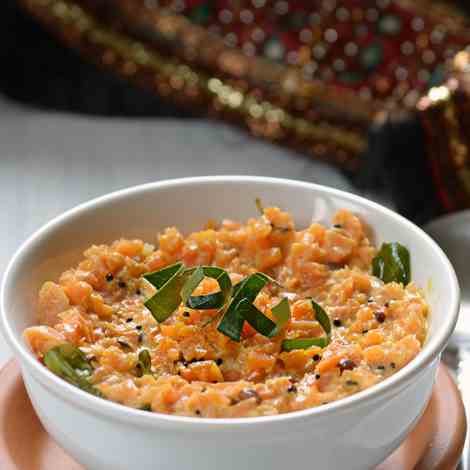 Carrot pachadi-Carrot in Yogurt sauce