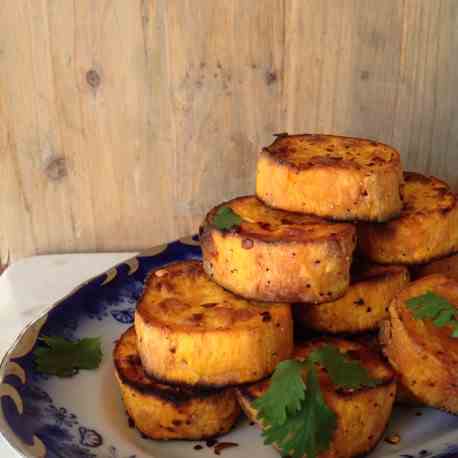 Roasted Sweet Potato Rounds