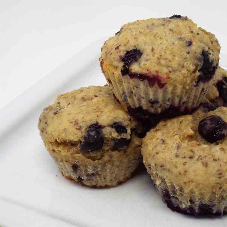 Blueberry Quinoa Muffins