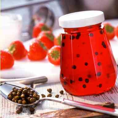 Strawberry Jelly With Green Pepper Recipe