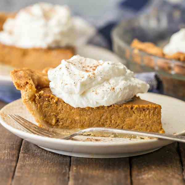 Brown Sugar Pumpkin Pie