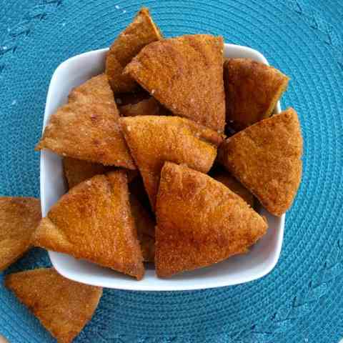 Homemade & Healthy GF Pita Chips