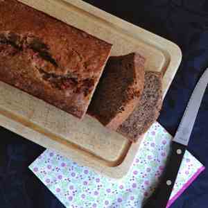 Spiced banana & rum loaf