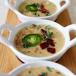 Brown Ale and Cheddar Soup