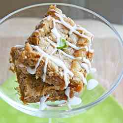 White Chocolate Margarita Blondies