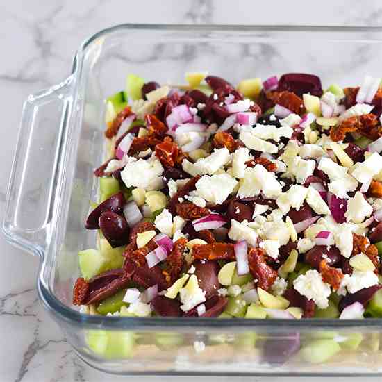  Mediterranean 7-Layer Dip