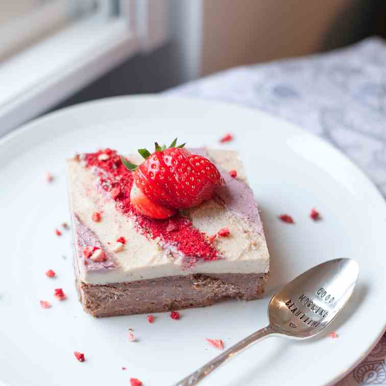 Black Bean Brownie Cheesecake 