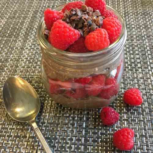 Dark Chocolate Hazelnut Raspberry Oats