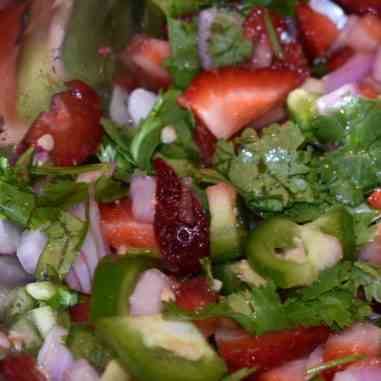 Strawberry Jalapeno Salad