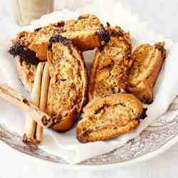 Cinnamon biscotti.