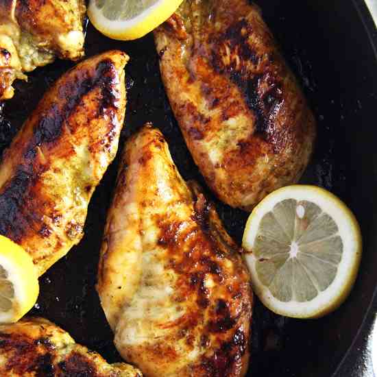 Basic Skillet Chicken Breasts