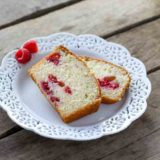 Raspberry Pound Cake