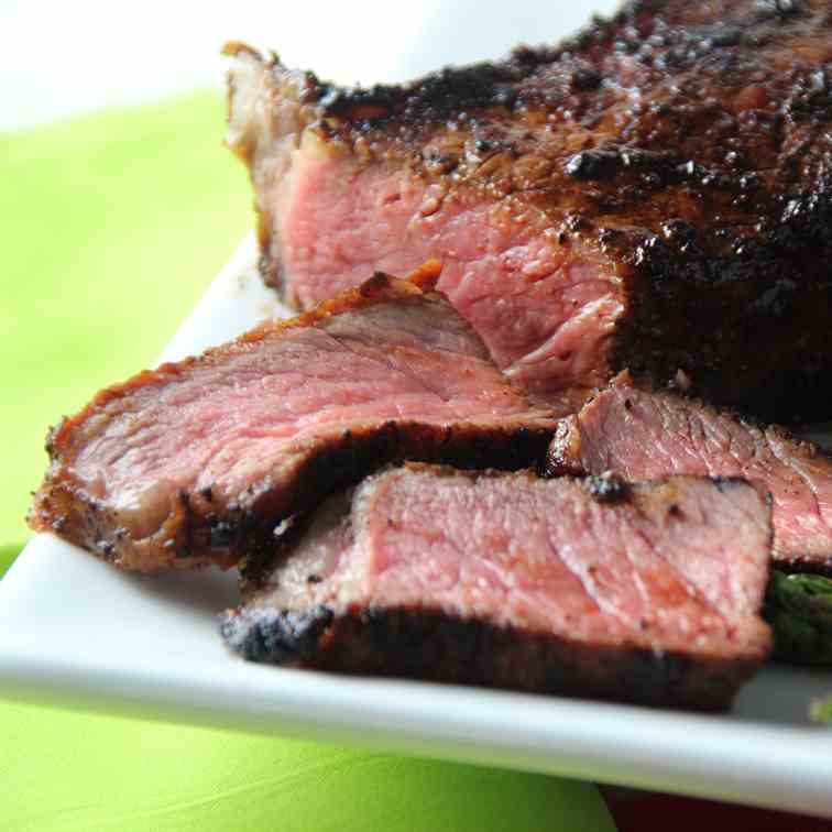 Coffee and Chili Rubbed Steaks