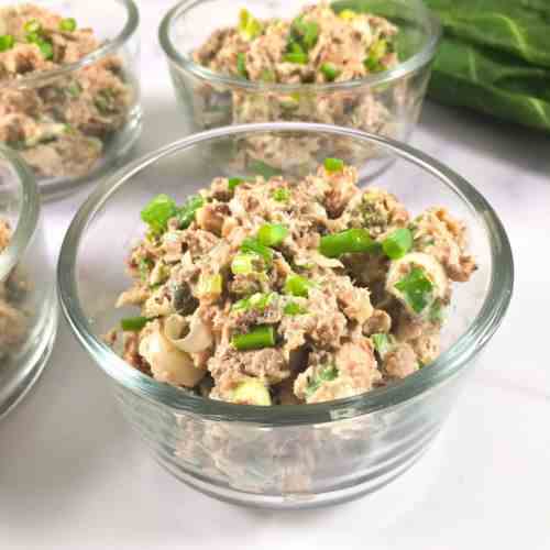 Sardine Salad with Collard Green Wraps