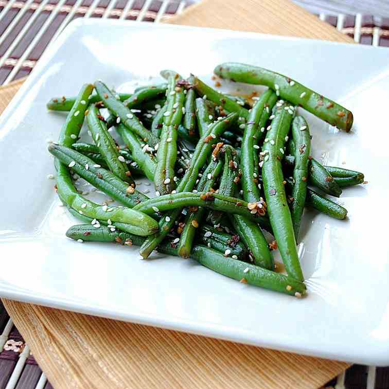 Sesame-Soy Green Beans