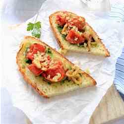 Bruschetta with gremolada