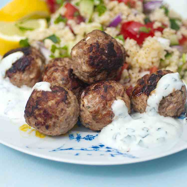 Greek turkey meatballs