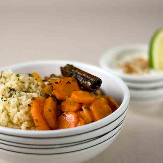 Oriental Couscous with Carrots