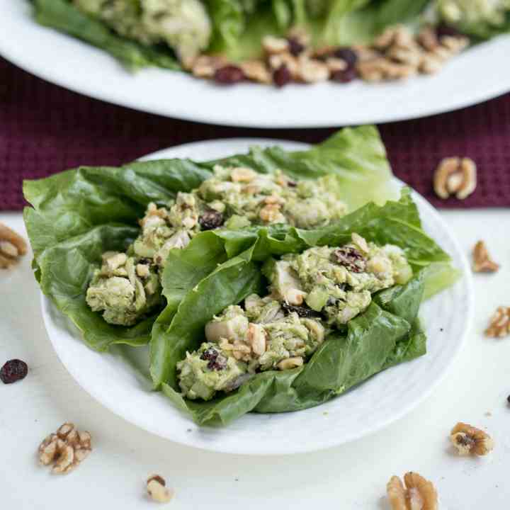 Cranberry Walnut Chicken Salad